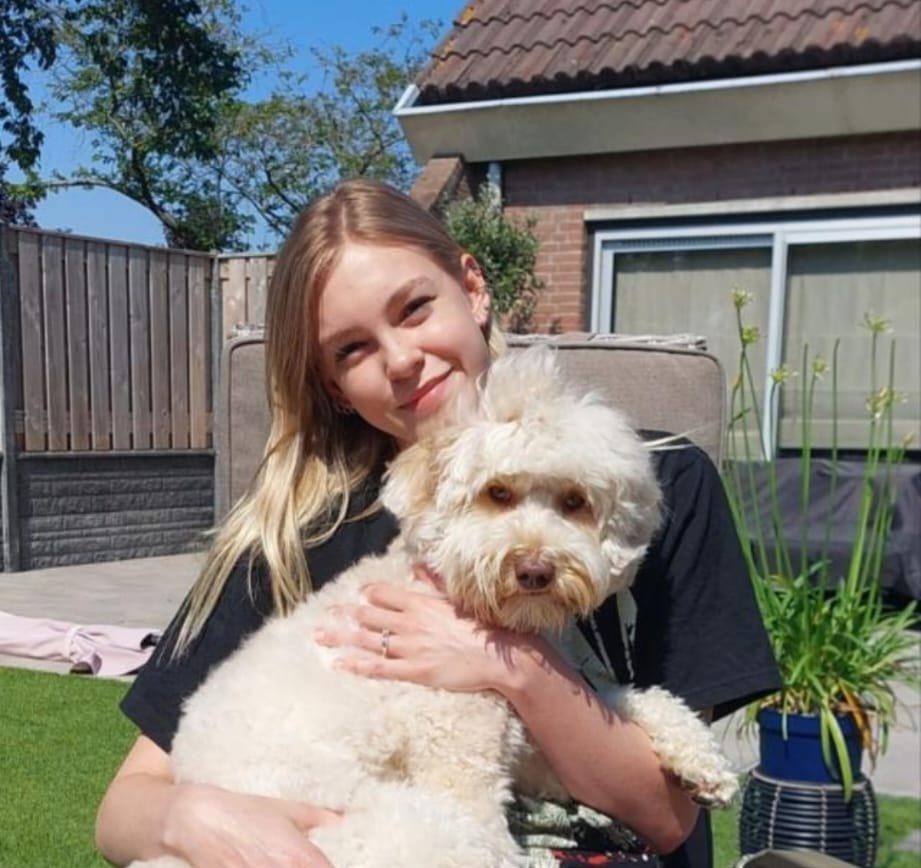 Trimsalon buddy's eigenaresse Eline van der Kaap